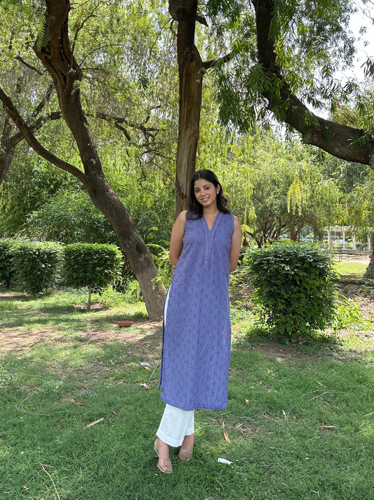 PURPLE KURTI
