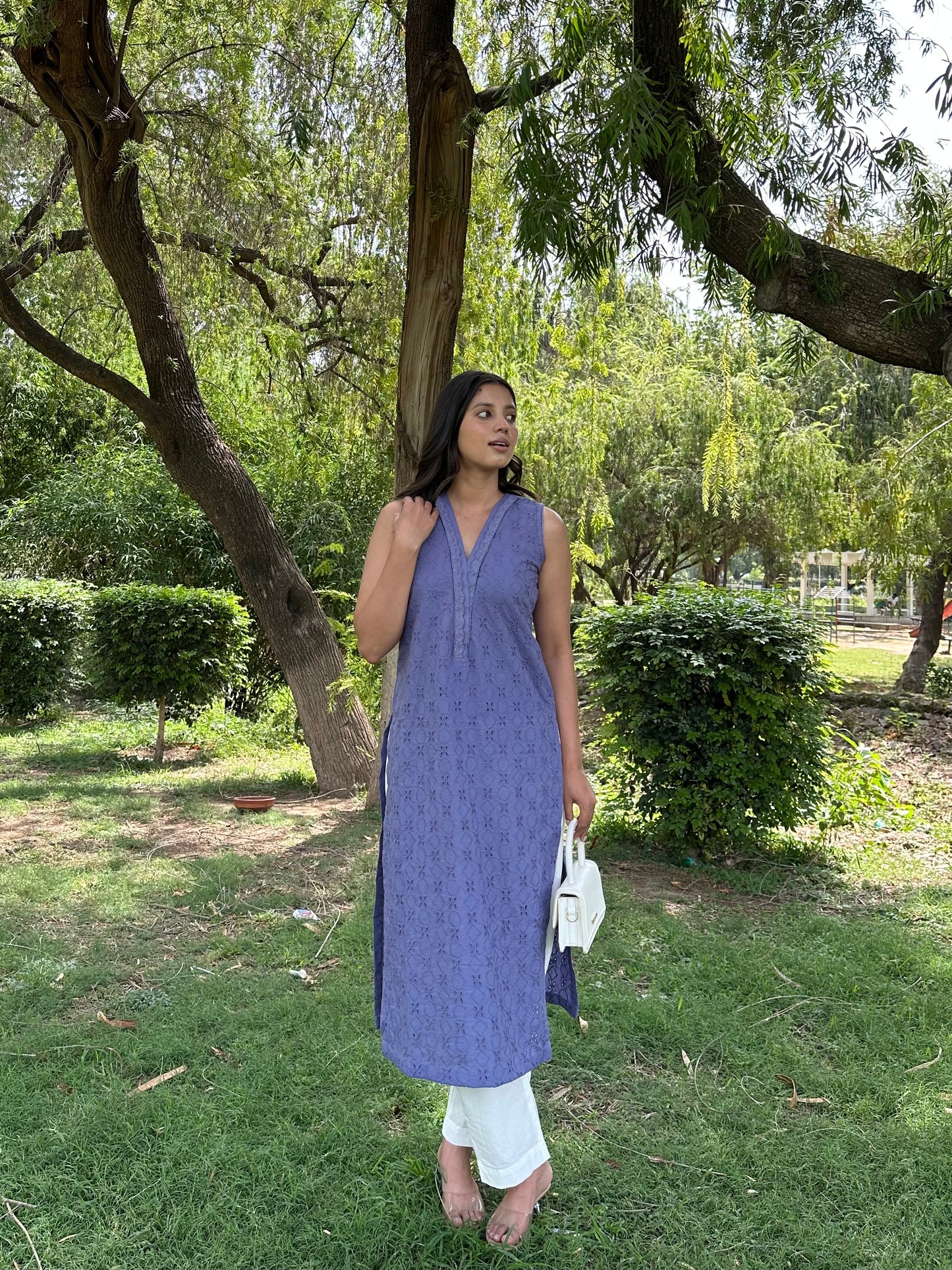 PURPLE KURTI