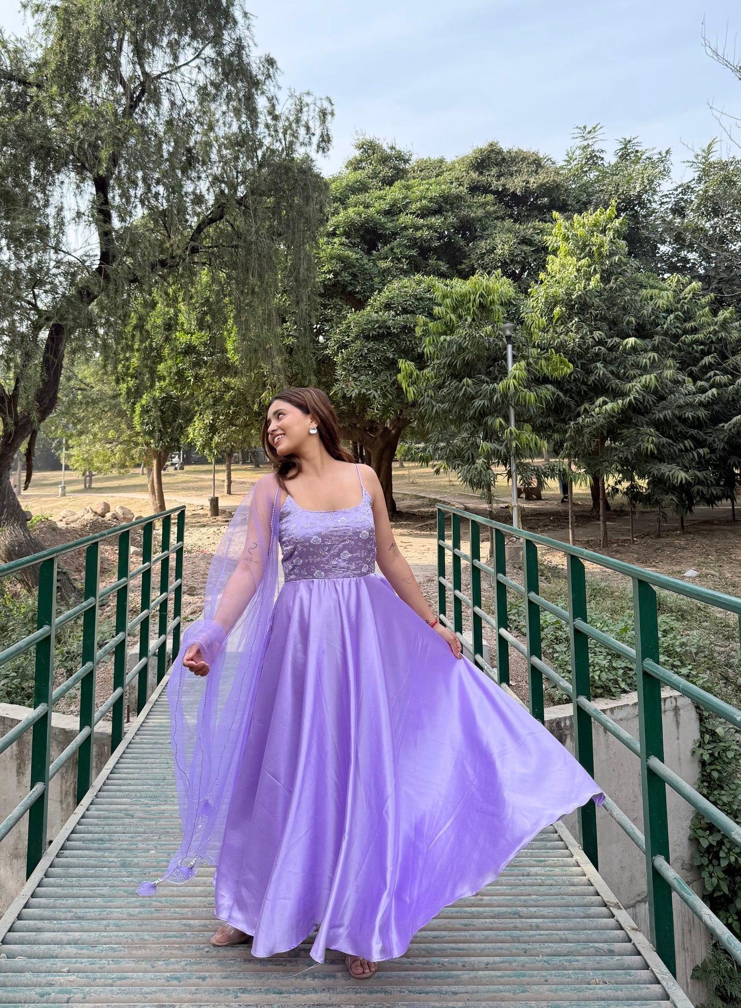 Anarkali frock suit set