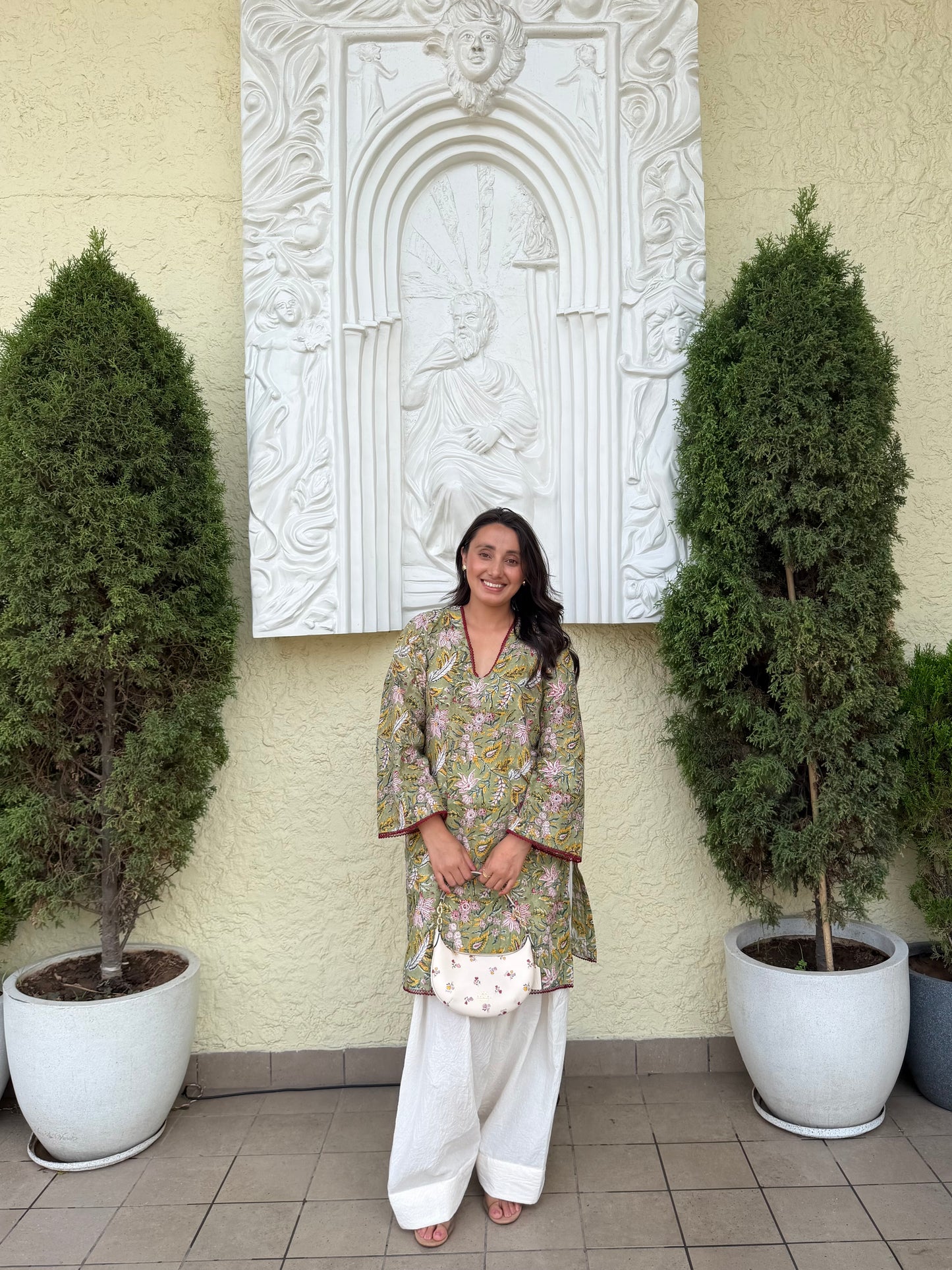 Floral farshi suit set