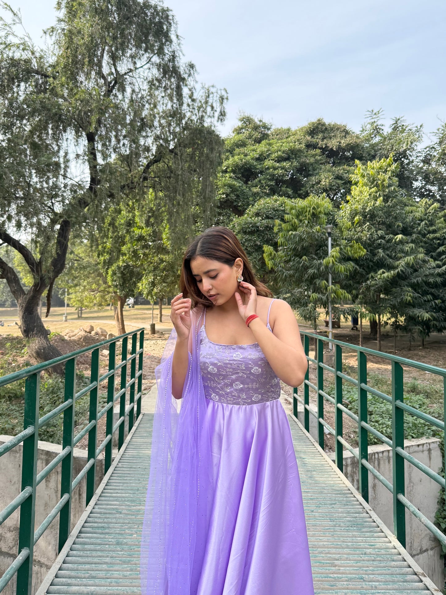 Anarkali frock suit set