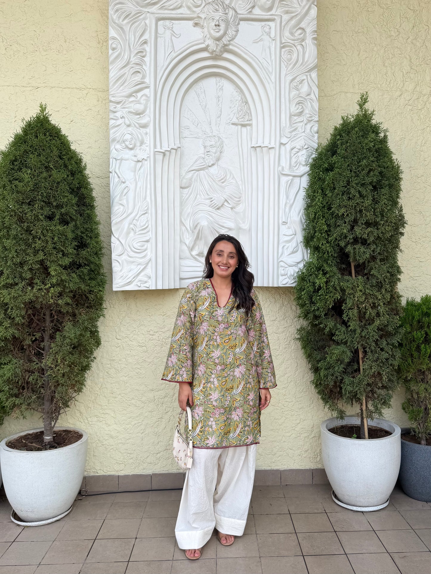 Floral farshi suit set