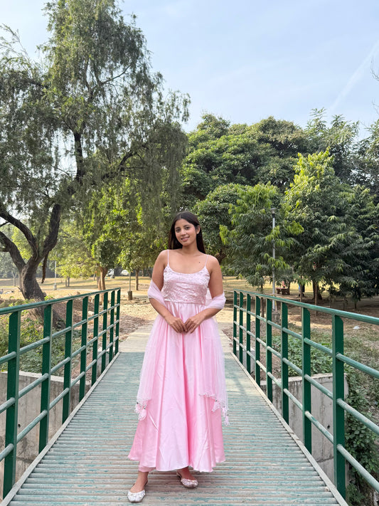 Anarkali frock suit set