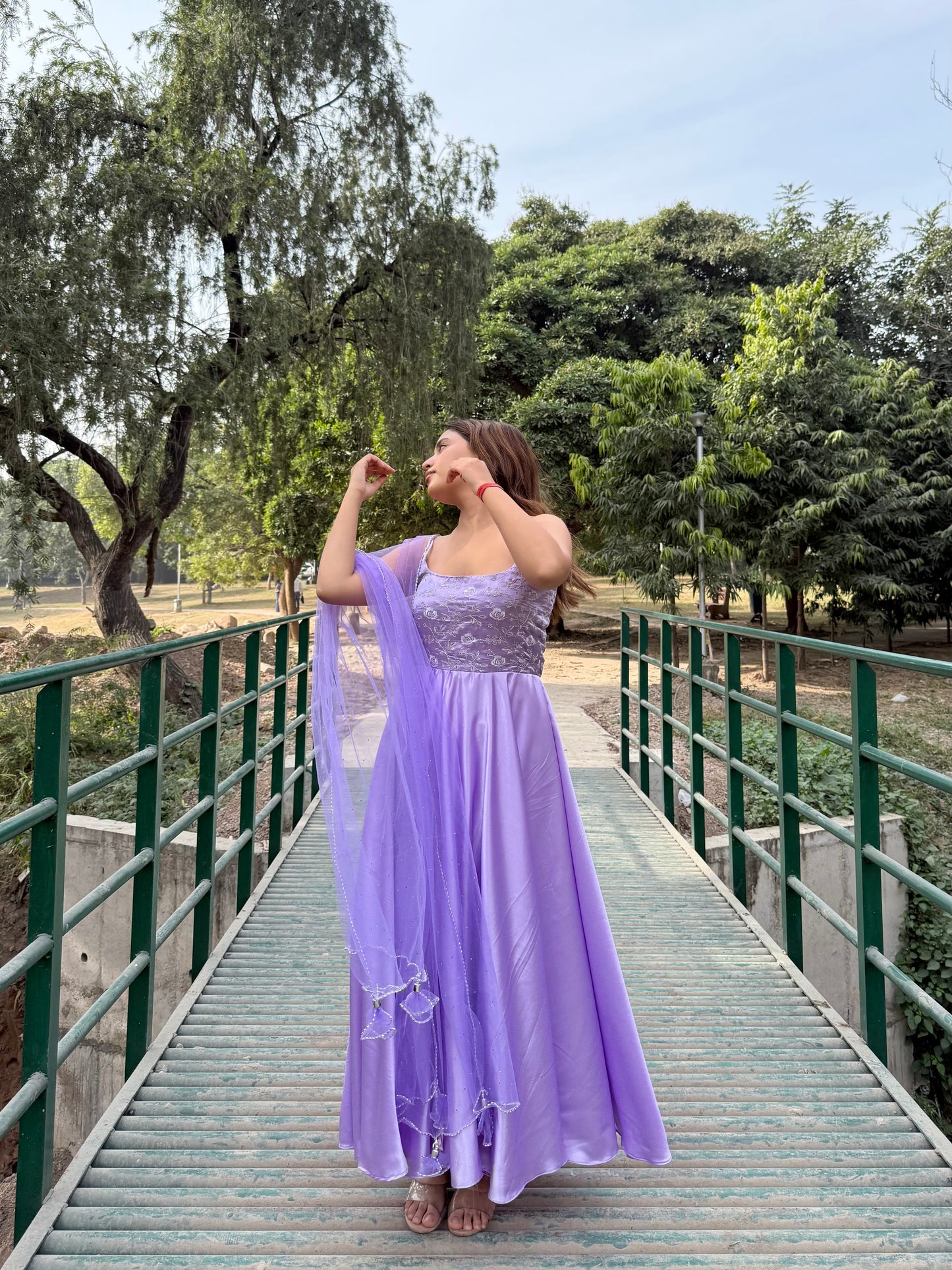 Anarkali frock suit set