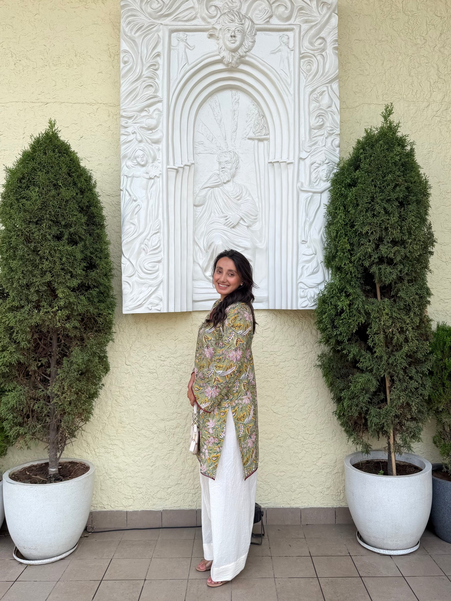 Floral farshi suit set