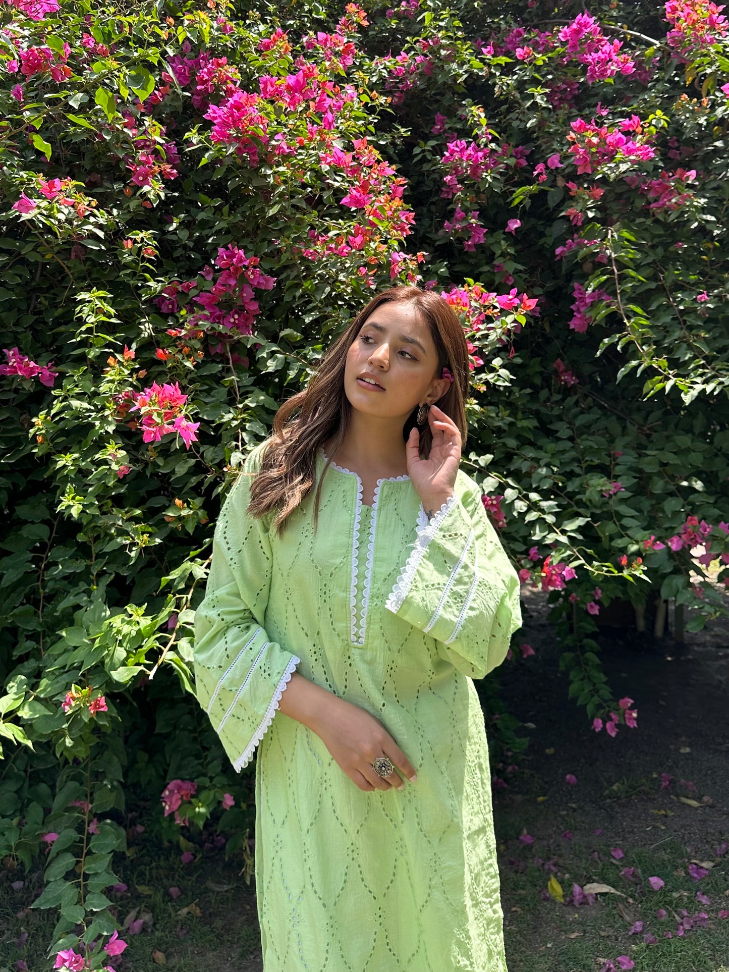 green kurti
