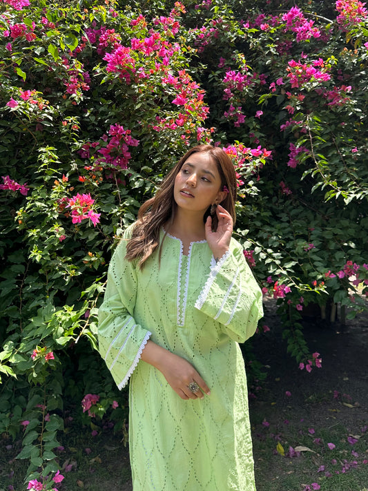 green kurti
