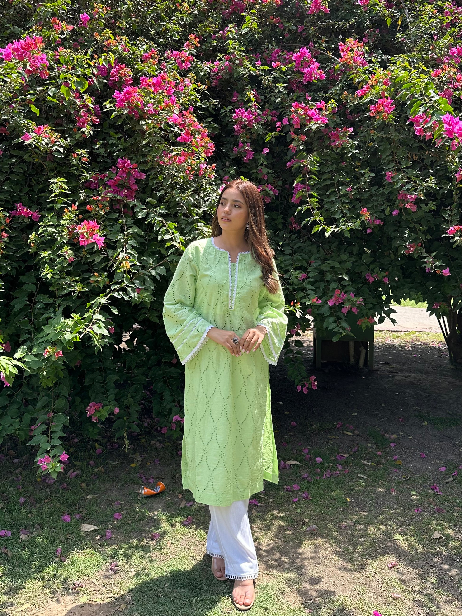 green kurti