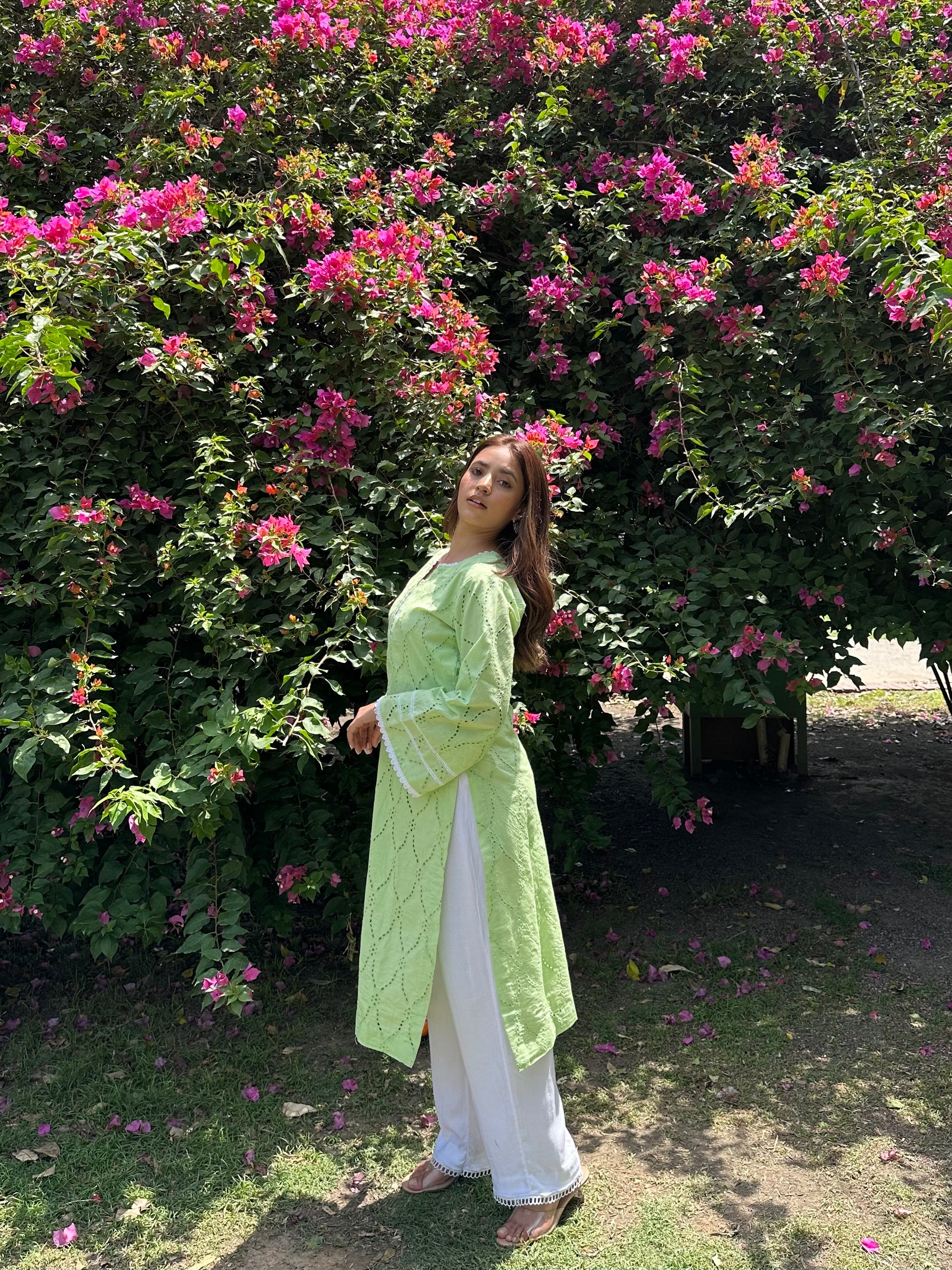 green kurti